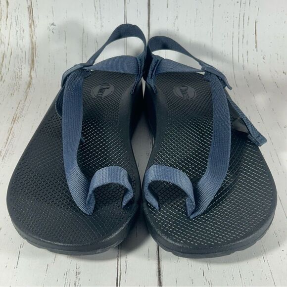 Chaco Bodhi Men’s Adjustable Strap Sandals Slides Blue Size 12 - Picture 2 of 7